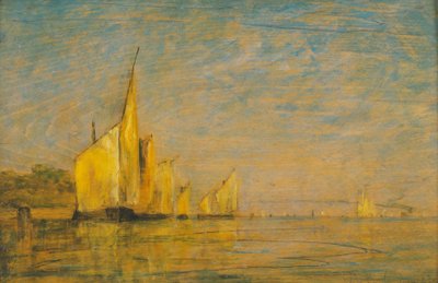 Eine Gruppe von Booten, Venedig von William Gedney Bunce